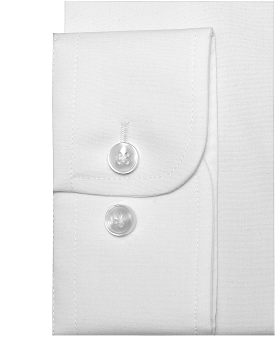 HUBER Hemd mit Piccadilly Kragen weiß inkl. Nadel und Krawatte schwarz Regular Fit HU-5530 Regular