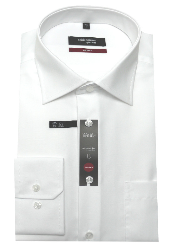 Seidensticker Hemd weiß bügelfrei SP-0040 Regular Fit