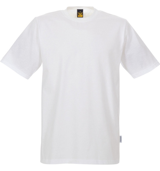Rundhals-Shirt von Trigema weiss Kurzarm reine Baumwolle