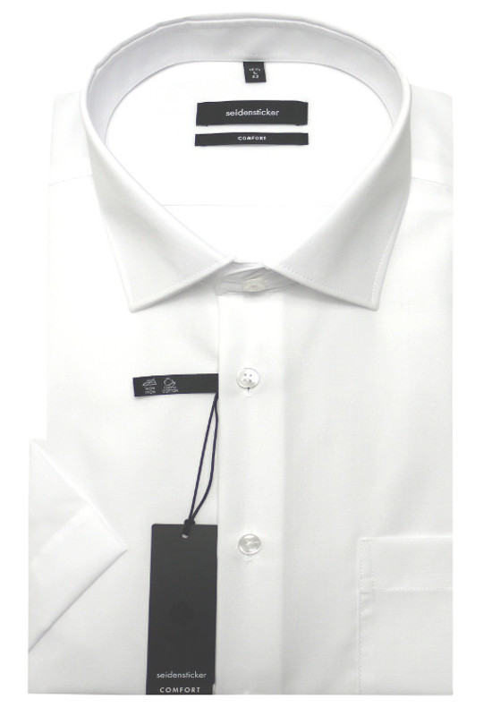 Seidensticker Hemd Kurzarm weiß SC-0101 Comfort Fit