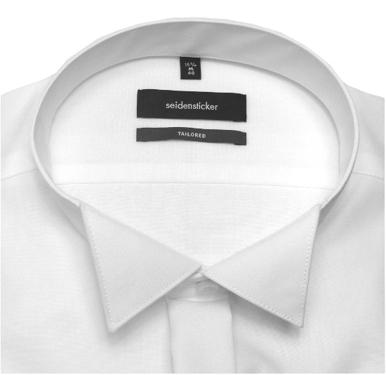 Seidensticker Smoking Hemd weiß inkl. Fliege u. Mansch.knopf SR-2010 Shaped/Tailored