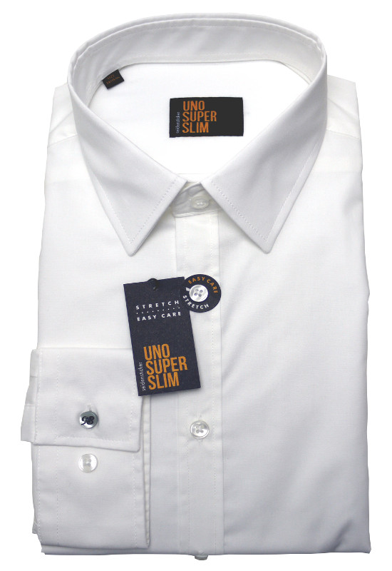 Slim Fit Hemd von Seidensticker weiß bügelfrei