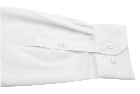 Stehkragen Hemd weiß bügelleicht BP-0039 Regular Fit