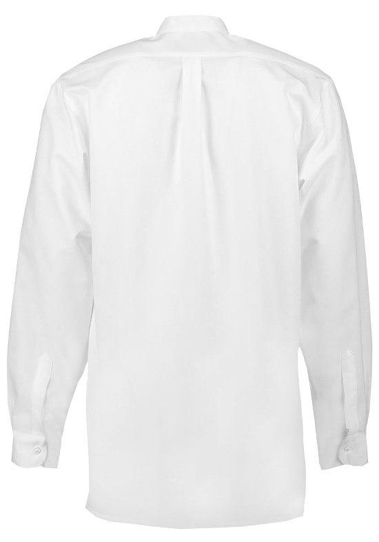 Orbis Stehkragen Trachten Schlupf-Hemd Pfoad weiß OS-0003 Regular Fit